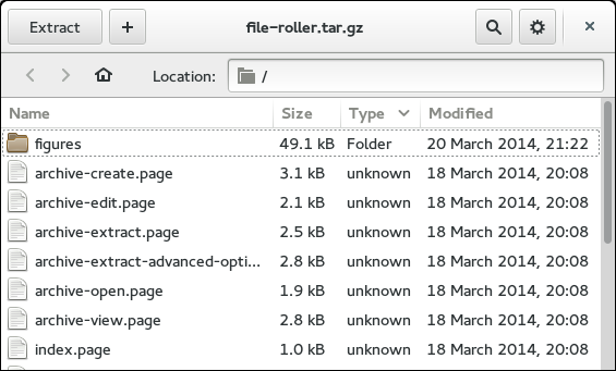 Screenshot of the Archive Manager main window.