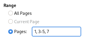 Print Only Certain Pages